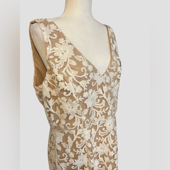 NWT  EMMA STREET Sz 14 sleeveless sequined sheath dress - Picture 3 of 7